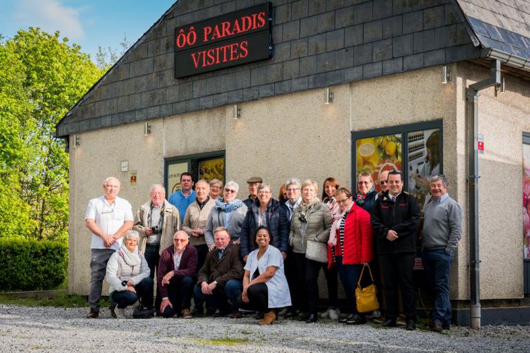 Visite en groupe venant de Reims (France)